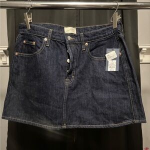 Universal Thread Dark Blue Denim Skirt